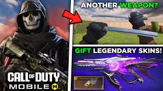 NEW Cod Mobile Leaks New Features  Gift Legendary Skins  Another Weapon amp More [upl. by Ardisj129]