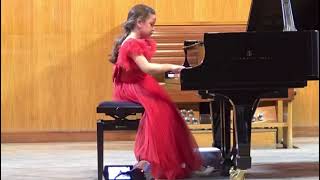 Martina Meola 9 year  Franz Liszt Liebestraum No 3 [upl. by Netsreik9]