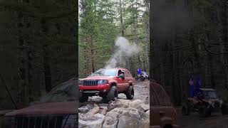 Two Jeep Grand Cherokees WJ off road at Tayuha shorts [upl. by Myke]