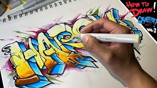 HOW TO DRAW GRAFFITI FOR BEGINNERS 2021  BASICS [upl. by Nolyat175]