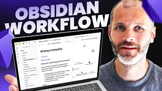 My EXACT Zettelkasten Obsidian Workflow [upl. by Arsuy]