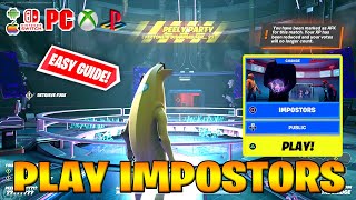 How To Play Impostors Map Code NOW In Fortnite IMPOSTORS MAP CODE [upl. by Yrffej47]