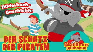 Benjamin Blümchen  Der Schatz der Piraten  Meine erste BILDERBUCH GESCHICHTE [upl. by Ardnovahs]