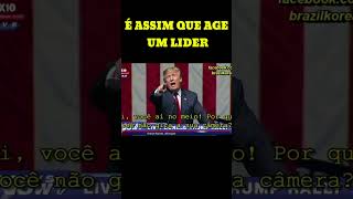 QUANDO TRUMP MOSTROU QUE SABE TRABALHAR EM EQUIPA Trump donaldtrump eleicao2024 Presidentetrump [upl. by Nnaarual]