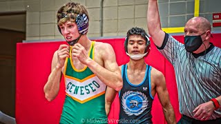 120 – Bennett Kreiner G of Geneseo IL vs Jose Alcantara R of Willowbrook IL [upl. by Penrose]