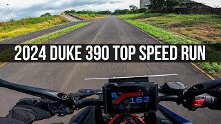 2024 KTM Duke 390 Top Speed [upl. by Yrgoerg]