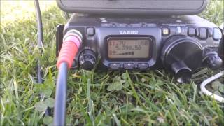 FT817 Portable with Home Brew Antenna [upl. by Siffre]