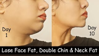 Lose Double Chin amp Face Fat in 10 Days  Lose Neck Fat  Slim Face Exercise  Double Chin Exercise [upl. by Leese]