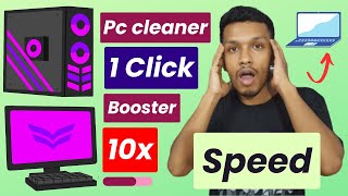 Pc cleaner one click booster 10x speed  how to clean your pc [upl. by Mis63]