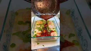 🦐🥚Shrimp Steamed Egg amp Silken Tofu silkentofu steamedegg easyrecipes [upl. by Idnic145]