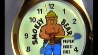 Smokey Bear  Wrist Watch 1971 USA [upl. by Nohsad]