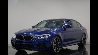 2018 BMW M5  Revs  Walkaround in 4k [upl. by Delainey233]