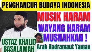 Ustaz Khalid Basalamah Wayang Haram Dan MUsnahkan Persatuan Dalang Ancam Laporkan Polisi [upl. by Vlad495]