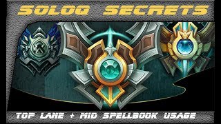 Soloq Secrets  Unsealed Spellbook Top Laners and Mid Laners LCS and SoloQ [upl. by Egni]