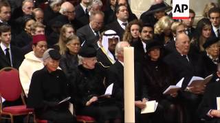 National funeral service for Fabiola Belgiums dowager queen who died a week ago at 86 [upl. by Laicram350]