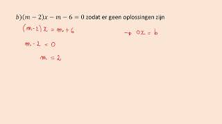 werken met parameters bij vergelijkingen van de eerste graad met één onbekende [upl. by Oos998]