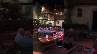 Biergarten in Epcot [upl. by Virgel]