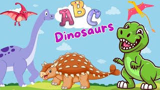 Learn ABC with Dinosaurs  Dinosaurs A  Z  Alphabet Dinosaurs for Children [upl. by Waynant]