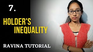 7 Holders Inequality  Metric Space  Hindi [upl. by Mariele989]