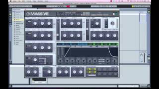 Make Dubstep Wobble Bass in Massive HD tutorial pt 1 of 2 [upl. by Arehsat]