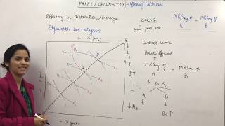 Pareto optimality and Edgeworth box diagram [upl. by Behrens514]