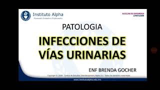 INTRODUCCION A LAS INFECCIONES DE VIAS URINARIAS [upl. by Cathee]