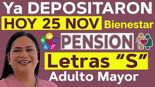 Ya CAYO PAGO Letra S Ya PUEDEN RETIRAR PENSION BIENESTAR ADULTO MAYOR y DISCAPACIDAD💰🧓🤑💸 [upl. by Hatti105]