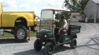 EZGO Work Horse Golf Cart Utility [upl. by Ahslek901]