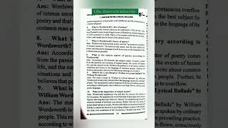 Preface to the Lyrical Ballads by William Wordsworth  short Question and answer [upl. by Dlawso946]