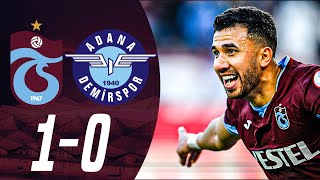 Trabzonspor 10 Adana Demirspor Maç Özeti  Önemli Kareler [upl. by Ailene449]