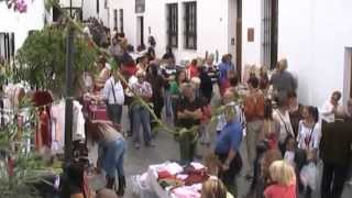 Vejer de la Frontera Cádiz Mercadillo en calle Juan Relinque y entorno [upl. by Idok]