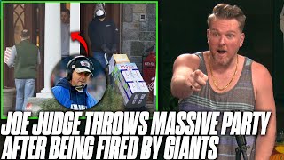 Joe Judge Throws Party For Coaches After Being Fired From Giants  Pat McAfee Reacts [upl. by Innos]