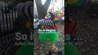 salem Massachusetts live cam all 🎃 Halloween 2022 weekend long at MindyLeahcom [upl. by Herrod]