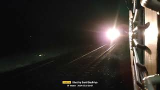 Long and Loud Honking WAG9 with BTPN Rake Crossing with Veraval  Bhavnagar Passenger [upl. by Essirehs]