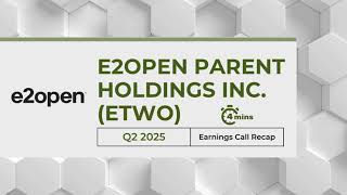 E2open Parent Holdings Inc ETWO Earnings Call Recap for Q2 2025 [upl. by Oriel372]