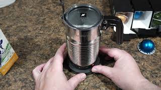 Nespresso Aeroccino 4 Milk Frother Dishwasher Safe First Try [upl. by Vittoria]