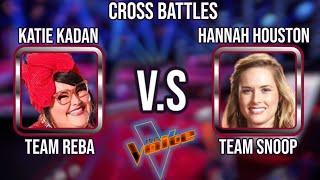 Katie Kadan VS Hannah Houston  The Voice Season 26 CrossBattles  2024 [upl. by Lidah672]