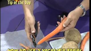 How to Use a Vegetable Peeler [upl. by Leacim]