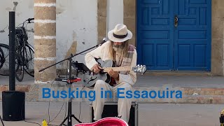 Busking in Essaouira  Rollin’ amp Tumblin’ with Loopy Pro amp Groove Rider [upl. by Crowell]