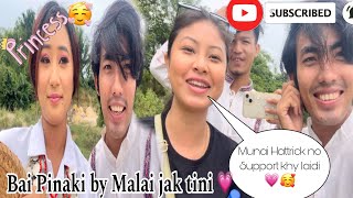 First Time 🕰️ Bai Pinaki Ani Vlog go wow 🤩 💗  Lefunga Oh Sok phaijak tini 😁Chung [upl. by Einaeg582]