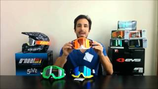 100 Racecraft Vs Accuri Vs Strata Motocross Goggle Comparison [upl. by Hayes]