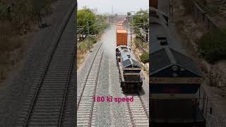 DFC corridor india Train speed 100 [upl. by Nosnah]