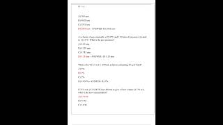 CUMULATIVE EXAM CHEMISTRY FINAL EXAM NEWEST ACTUAL EXAM COMPLETE 200 QUESTIONS AND CORRECT DETAILED [upl. by Aldo]