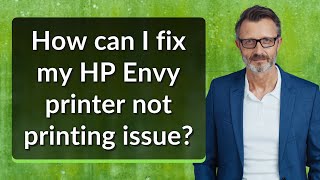 How can I fix my HP Envy printer not printing issue [upl. by Attiuqal]