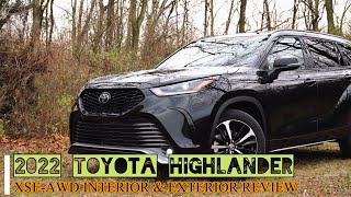 2022 Toyota Highlander Xse Awd  Exterior amp Interior Review Walkaround [upl. by Ojeibbob]