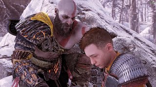 Kratos Teaches Atreus How to Grieve Brok  God of War Ragnarok Best Father Son Scene [upl. by Ekenna]