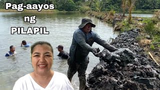 Pag aayos ng Pilapil sa Palaisdaan vlog740 [upl. by Dedie763]