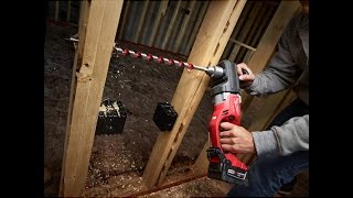 Milwaukee Tool M18 RightAngle Cordless Hole Hawg [upl. by Ertemed]