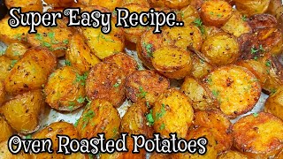 Crispy Roasted Potatoes  Baked Baby Potatoes  Easy Recipe for Beginners [upl. by Sabian]