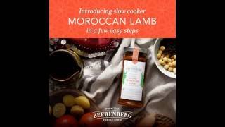 Beerenberg Slow Cooker Sauces – Moroccan Lamb [upl. by Htbazile]